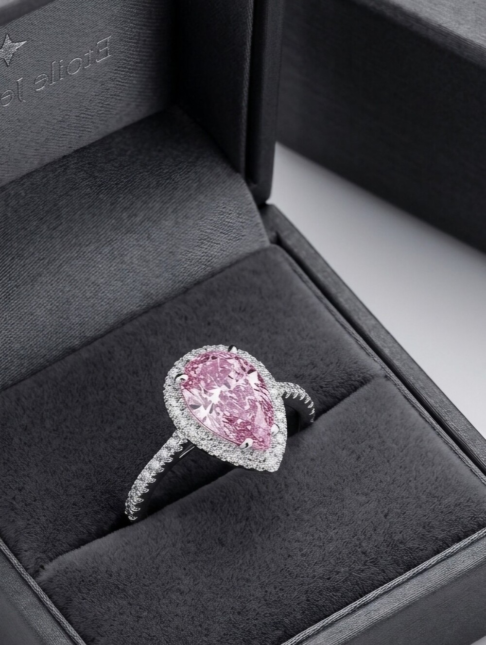 Sakura Pink Zirconia Ring